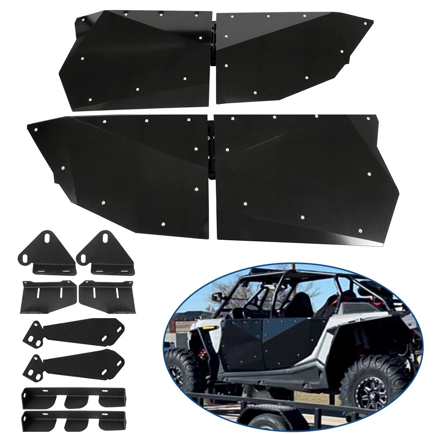 Set of 4 Full Doors Kit for Polaris RZR XP4 1000 (2014–2022)