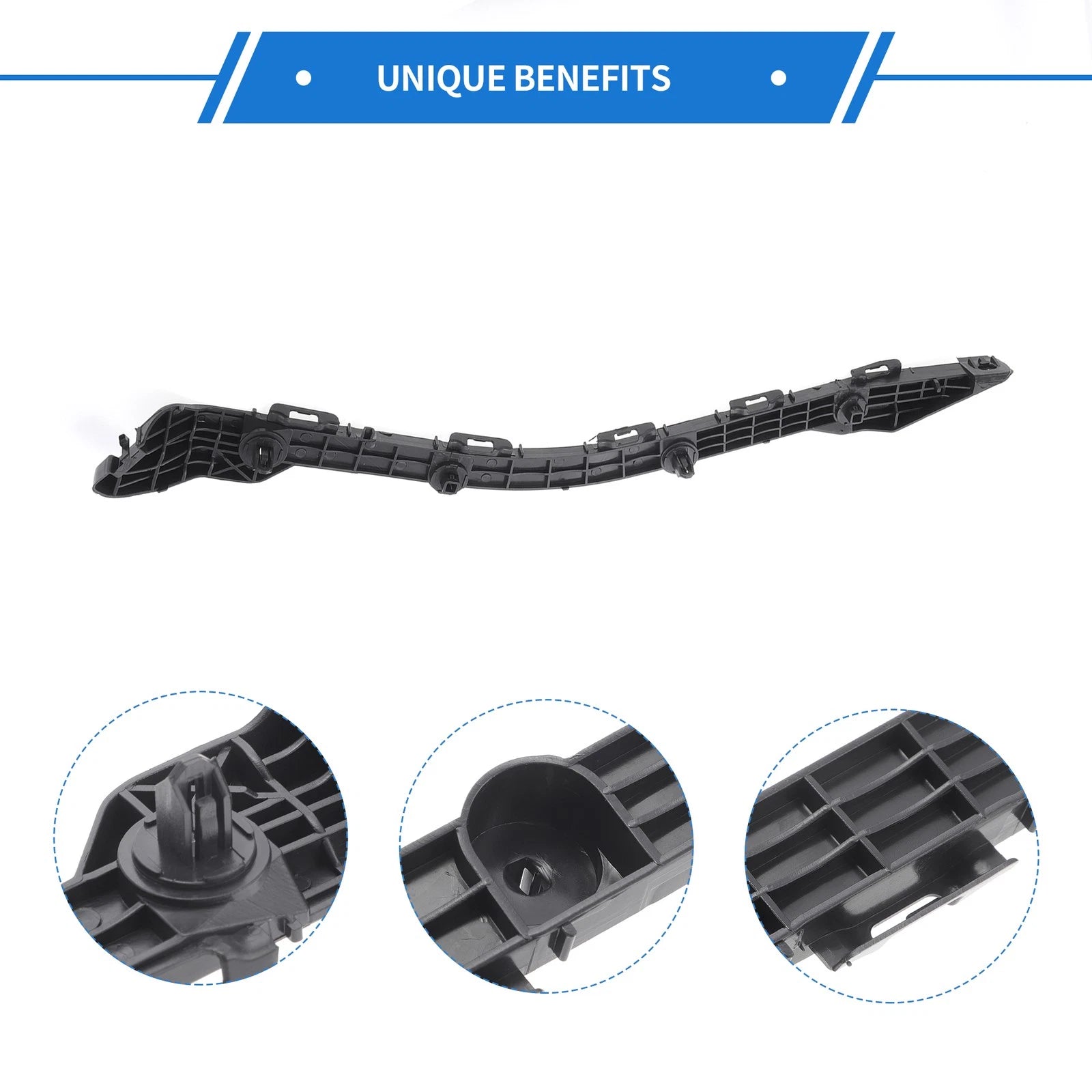Left Rear Bumper Retainer Bracket No. 5257602110 for Toyota Corolla (2014–2019)