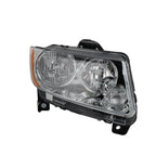 Pair Headlight Assembly for Jeep Grand Cherokee (2011-2013) & Compass (2011-2017) Chrome