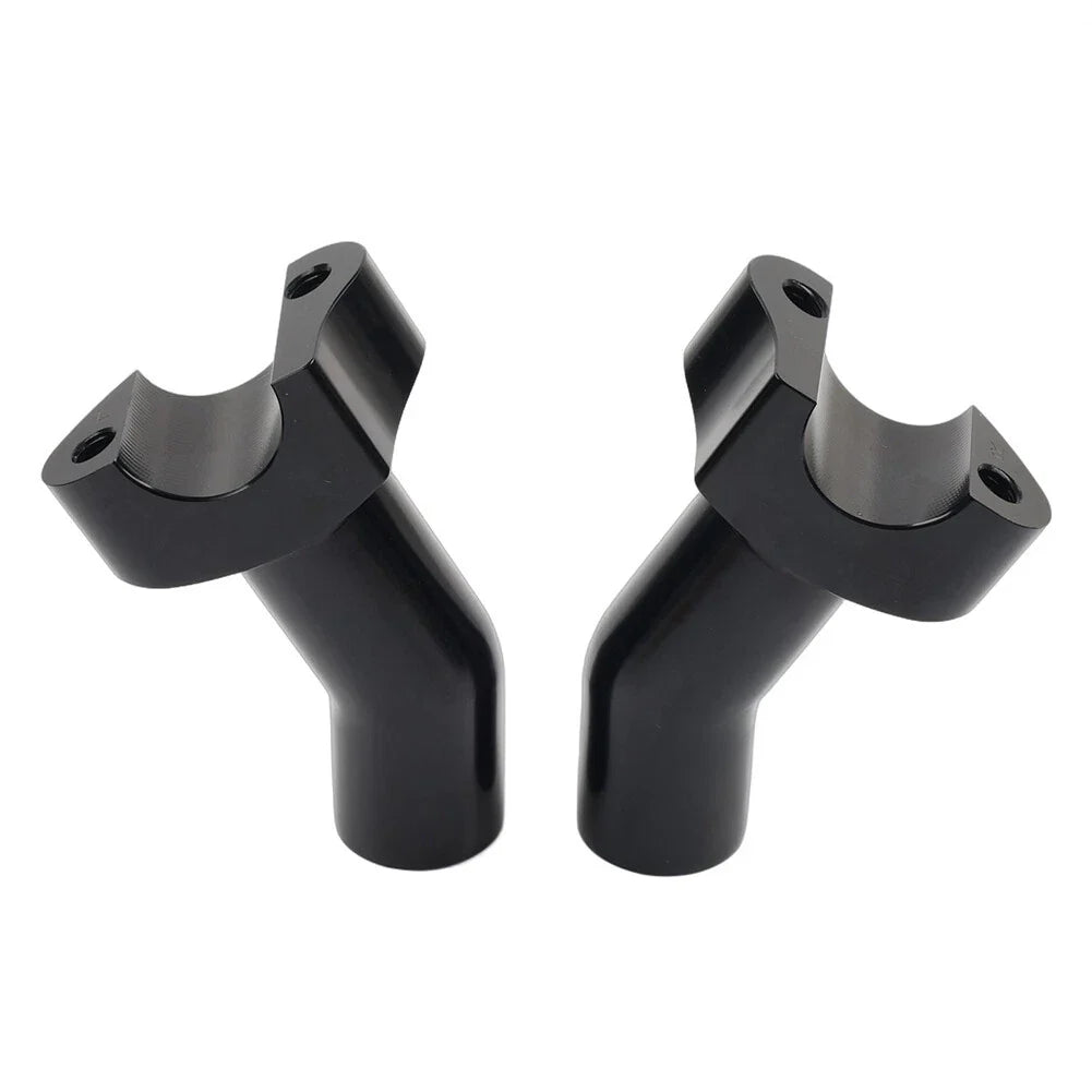3.5" Pullback Handlebar Risers Black for Harley Dyna Softail Road King
