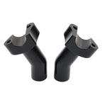 3.5" Pullback Handlebar Risers Black for Harley Dyna Softail Road King