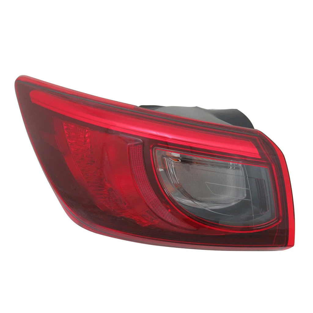 Replacement Driver Outer Bulb Type Tail Light Assembly for 2016–2021 Mazda CX-3