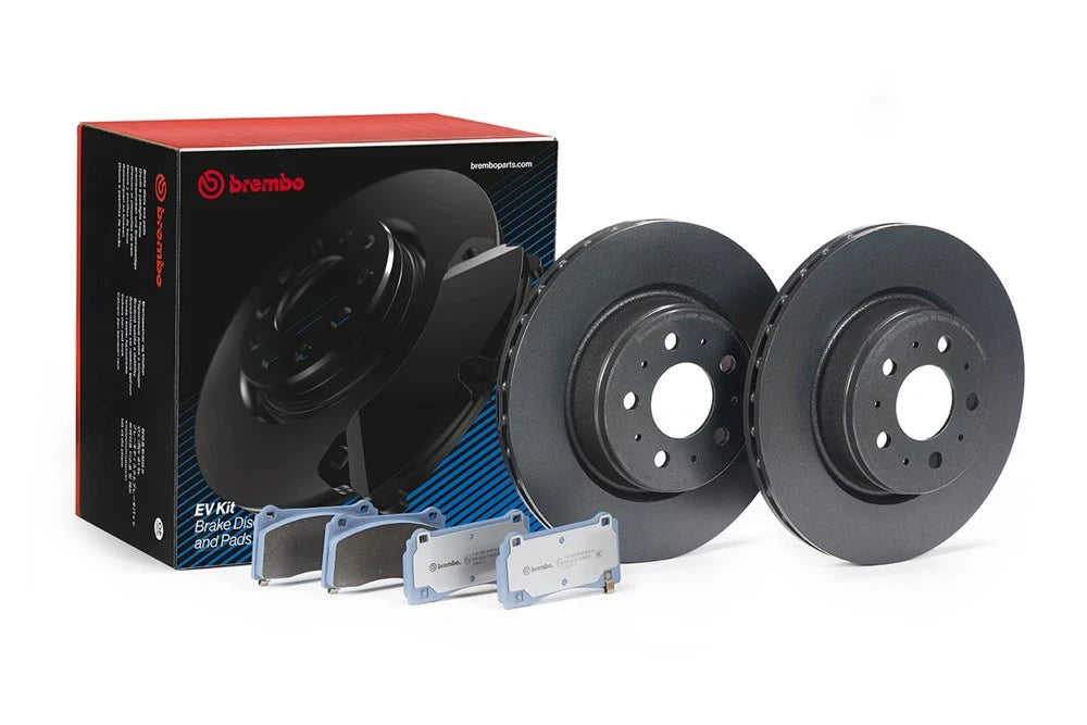 Brembo Front Brake Kit 320mm Disc Rotors & Pads for Tesla Model 3 (2017–2023)