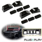10X Black Smoke Lens LED Cab Roof Marker Lights for Hummer H2 (2003–2009)