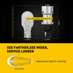 2X LED Bulbs for AUXITO T15 921 912 (6000K) Reverse Backup Light