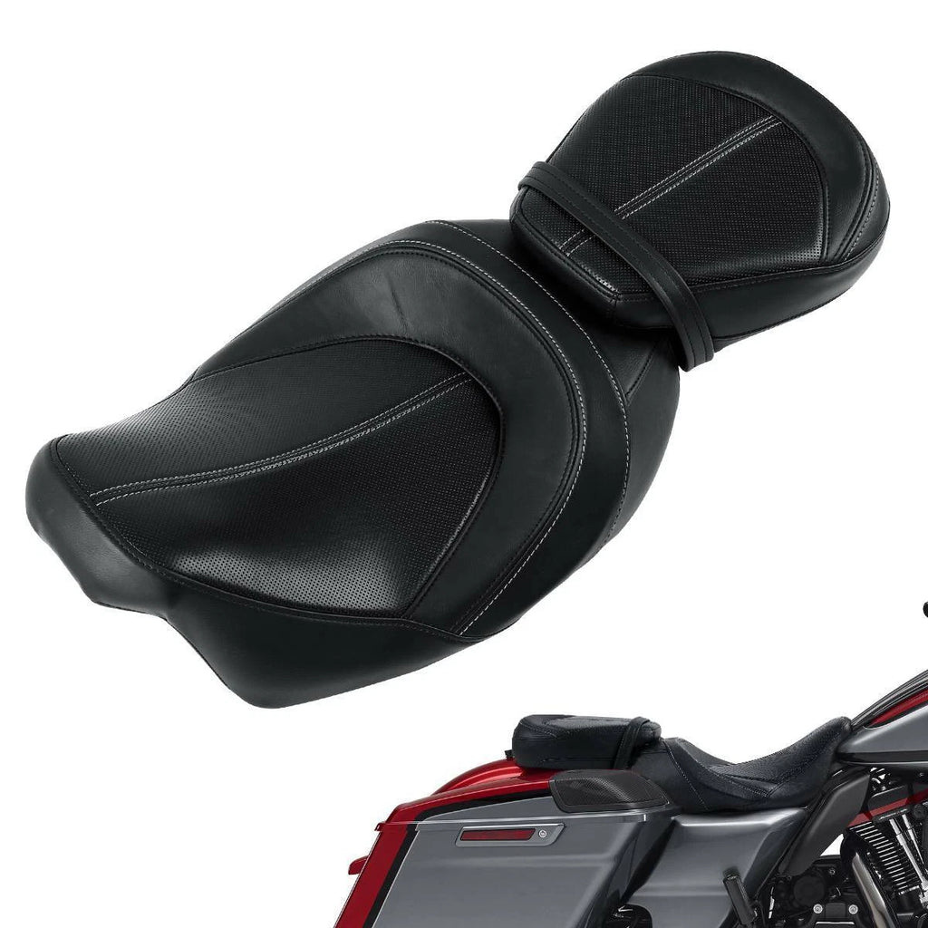 Driver & Passenger Seats for Harley Touring CVO Street Road Glide (2009–2023)