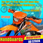 Orange Hand Guards for KTM Duke 125 200 390 690 1290 (2013–2023)