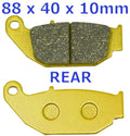 Set of 2 Front Rear Brake Pads for Honda MSX 125 (D/E/F/G/H) Grom Non ABS