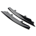 Gloss Black Front Side Grille Bumper Molding Trim for Jaguar XJ (2010-2015)