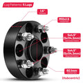 Set of 4 Hubcentric Wheel Spacers 1.5" 5x4.5 for Toyota Camry Lexus ES300 GS300