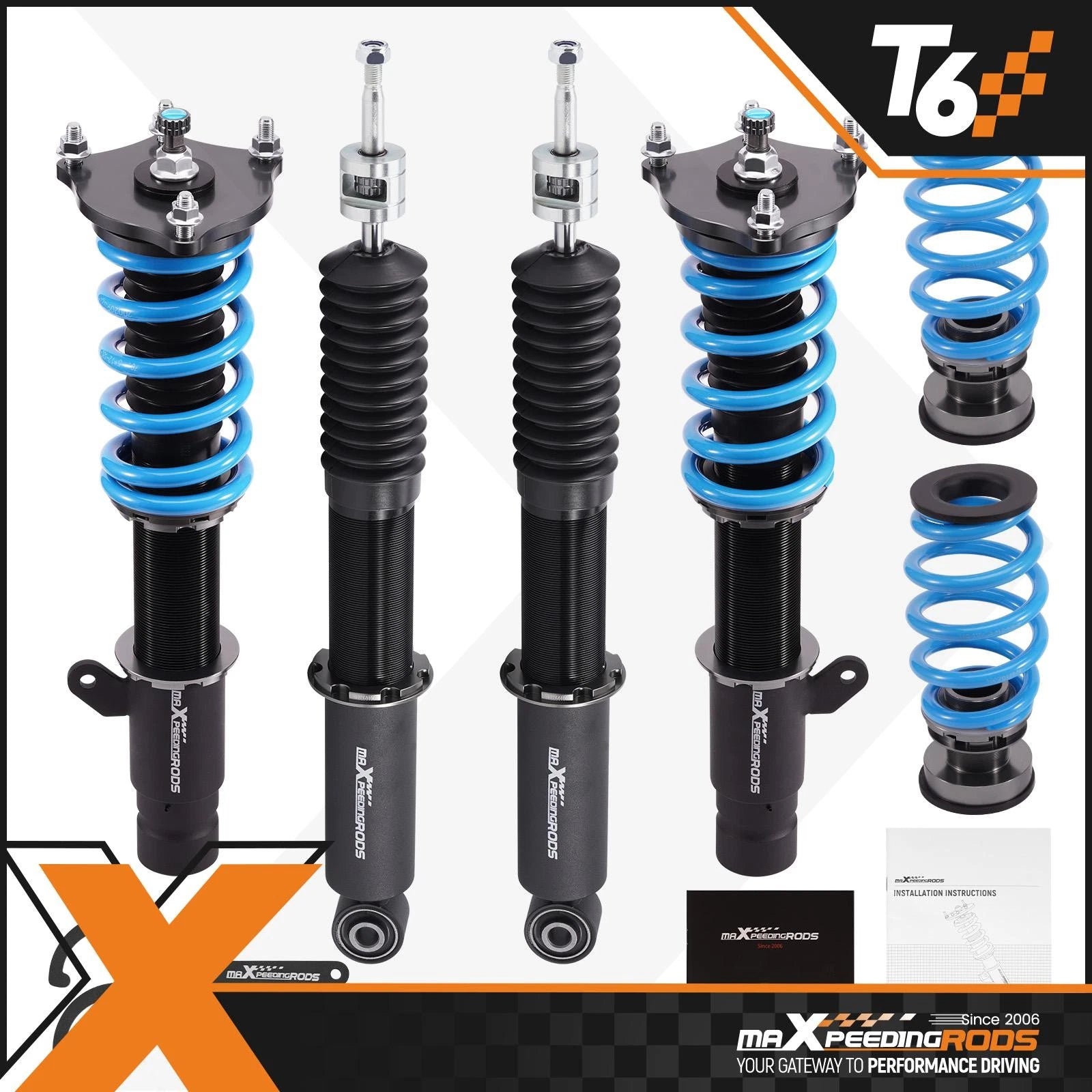 Coilovers 24 Way Damper Strut for Honda Accord (2018–2022)