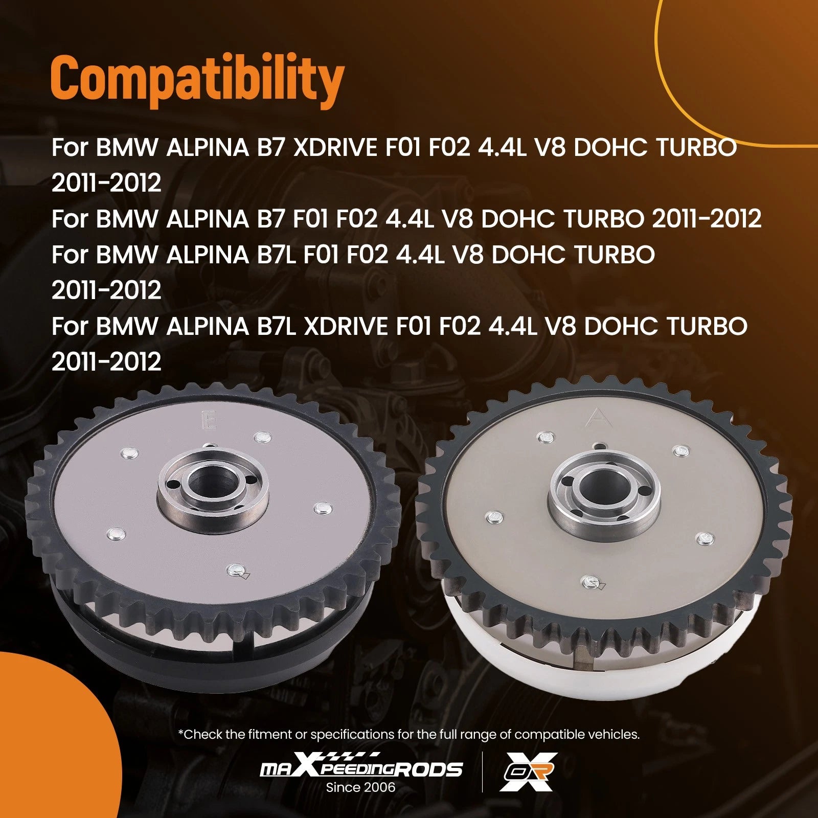 Camshaft Timing Gear Set for BMW 750i 750Li (2009–2012)