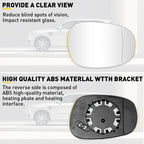 Heated Right Side Mirror Glass for BMW E82 E90 E91 E92 325i 328i 335i (2009–2013)