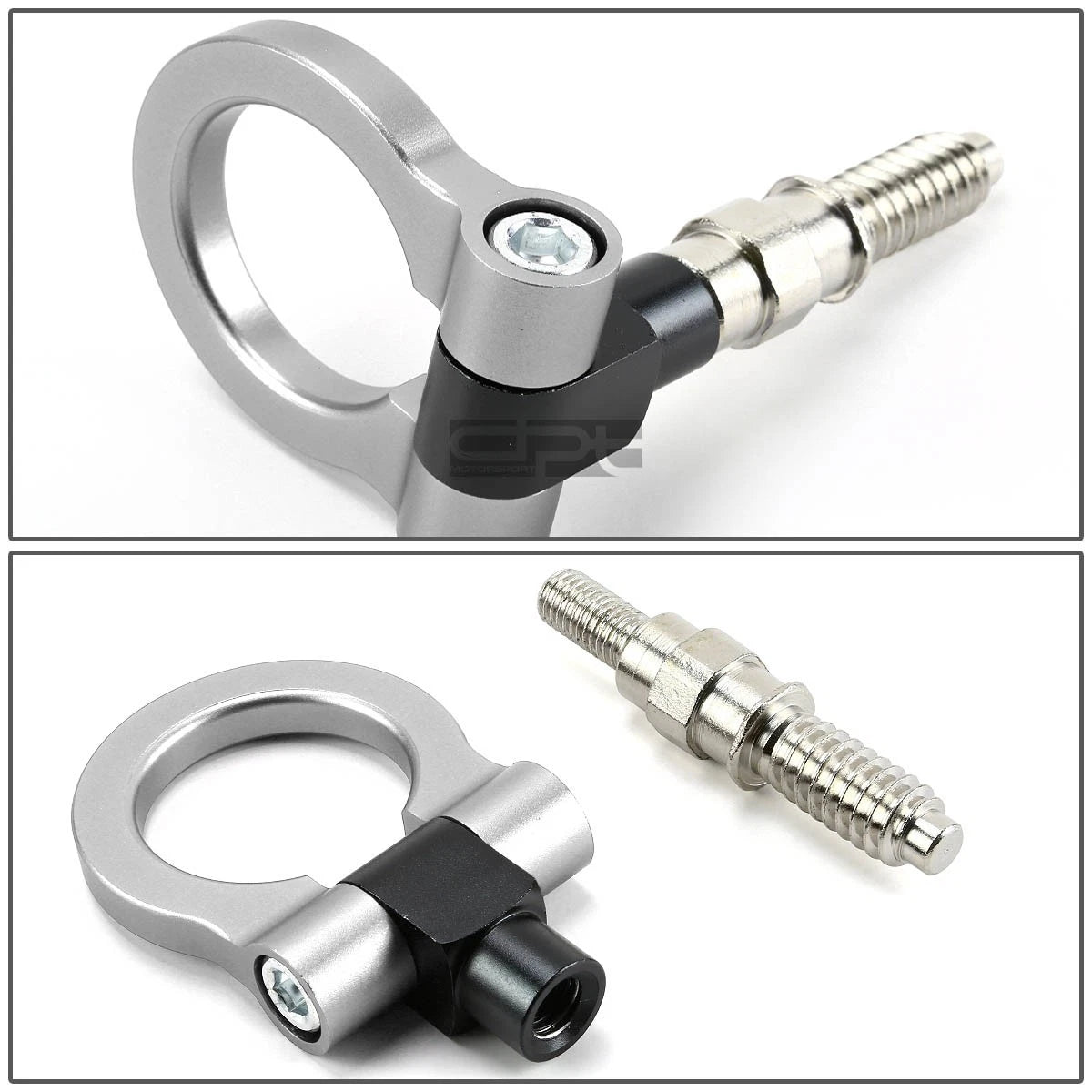 1.88" Aluminum Racing Towing Hook Kit for European Cars (EDM)