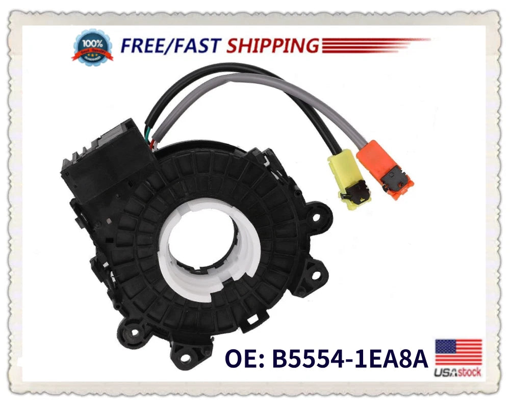 Spiral Cable Clock Spring B5554-1EA8A for Nissan Murano 370Z (2009–2018)
