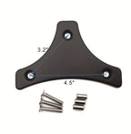 Sissy Bar Backrest Pad Mount Kit for Harley Touring (2009–2017) Black
