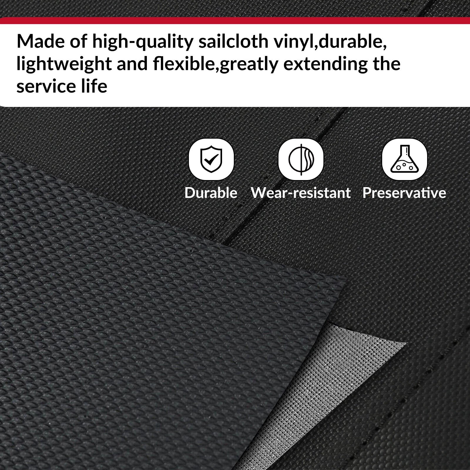 Soft Top for Alfa Romeo Spider (1971-1994) Black Vinyl with Plastic Window