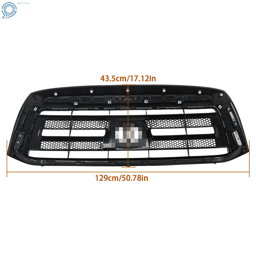 Front Upper Grille Gloss Black Frame for Toyota Tundra (2010–2013) 531000C220