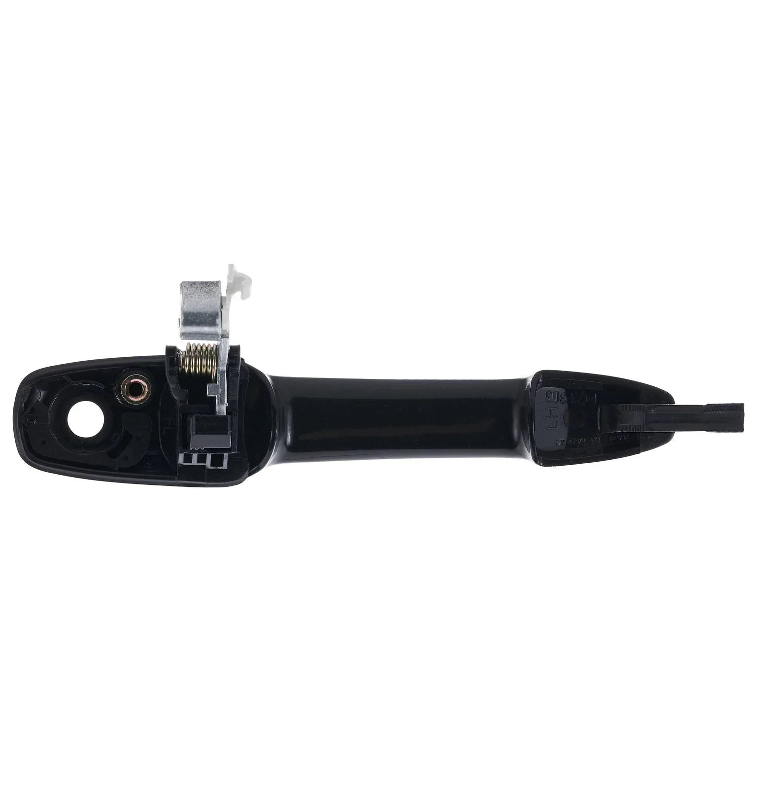 Front Left Primed Black Outer Door Handle With Keyhole for Mazda 3 (2003–2009)