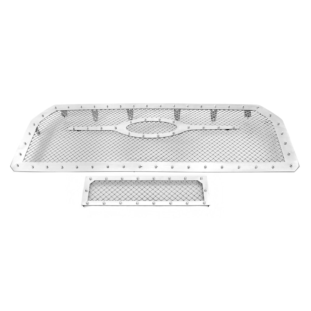Stainless Steel Chrome Mesh Grille Insert for Ford F-150 (2015-2016)