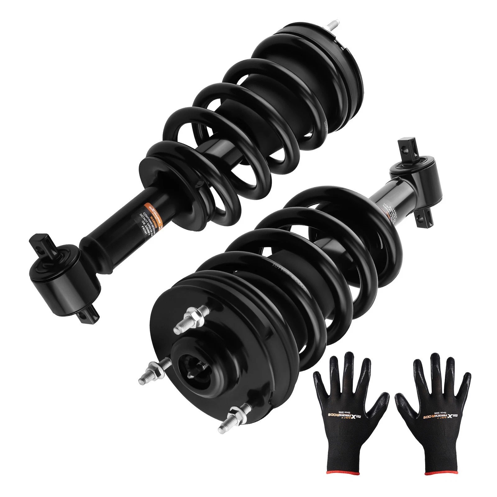 2X Front Complete Struts for Chevrolet Avalanche, GMC Sierra 1500, Tahoe, Suburban (2002–2013)