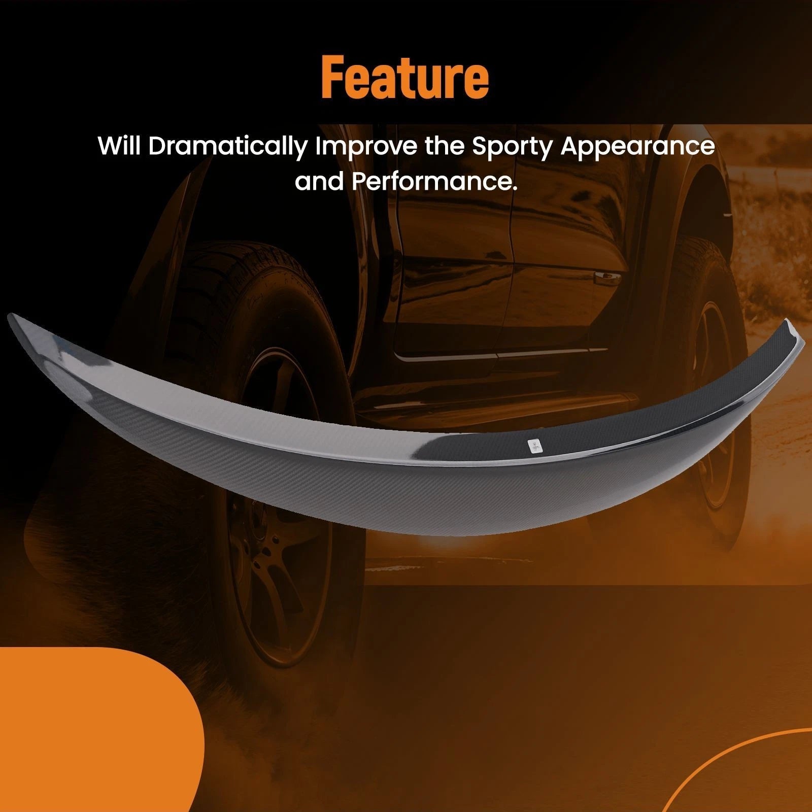 Carbon Trunk Lid Spoiler for Audi A5/S5/RS5 (2018–2024)