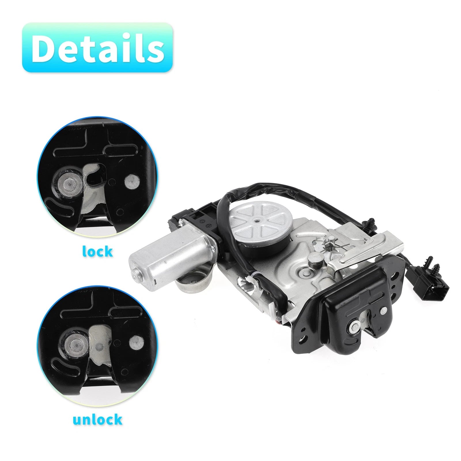 Rear Liftgate Door Lock Actuator Motor for Ford Flex (2009–2014) No. 7L1Z7843150B