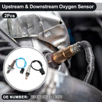 Set of 2 Upstream Downstream Oxygen Sensors for Honda Civic 1.8L L4 (2012–2015) No. 2349119