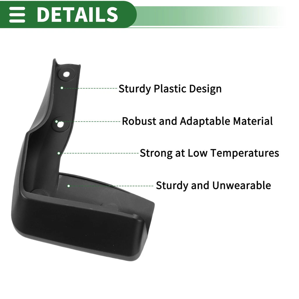 Mud Flaps Splash Guards Set of 4 for Honda Crider (2022–2023)