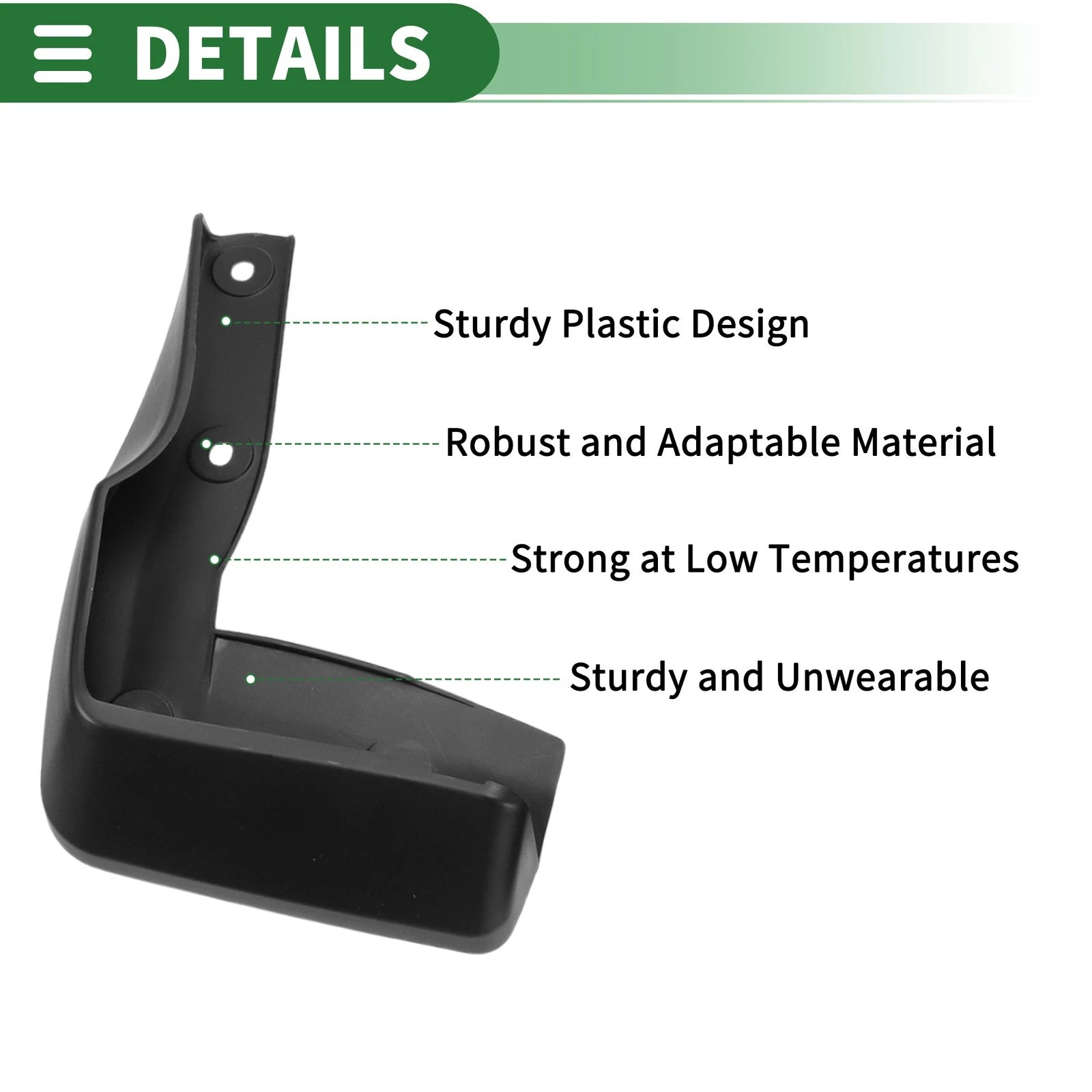 Mud Flaps Splash Guards Set of 4 for Honda Crider (2022–2023)