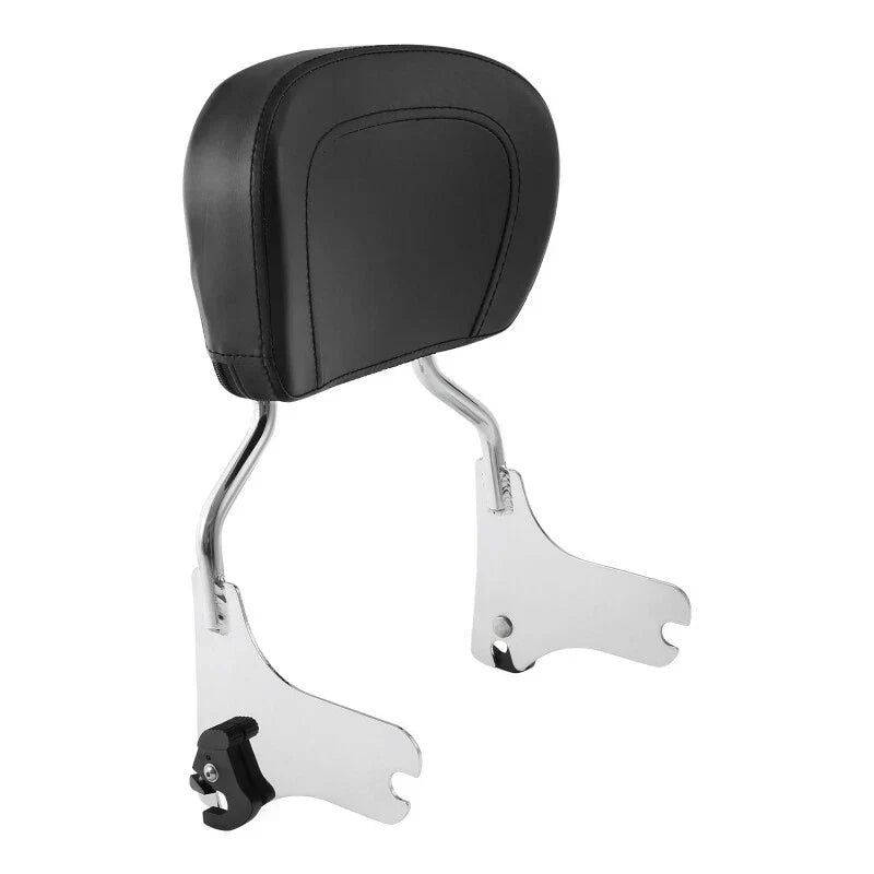 Chrome Backrest Pad Sissy Bar for Harley Road King Glide (1997-2008)