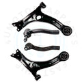 Set of 4 Front Lower Control Arms & Outer Tie Rod Ends for Toyota Corolla (2003–2008)