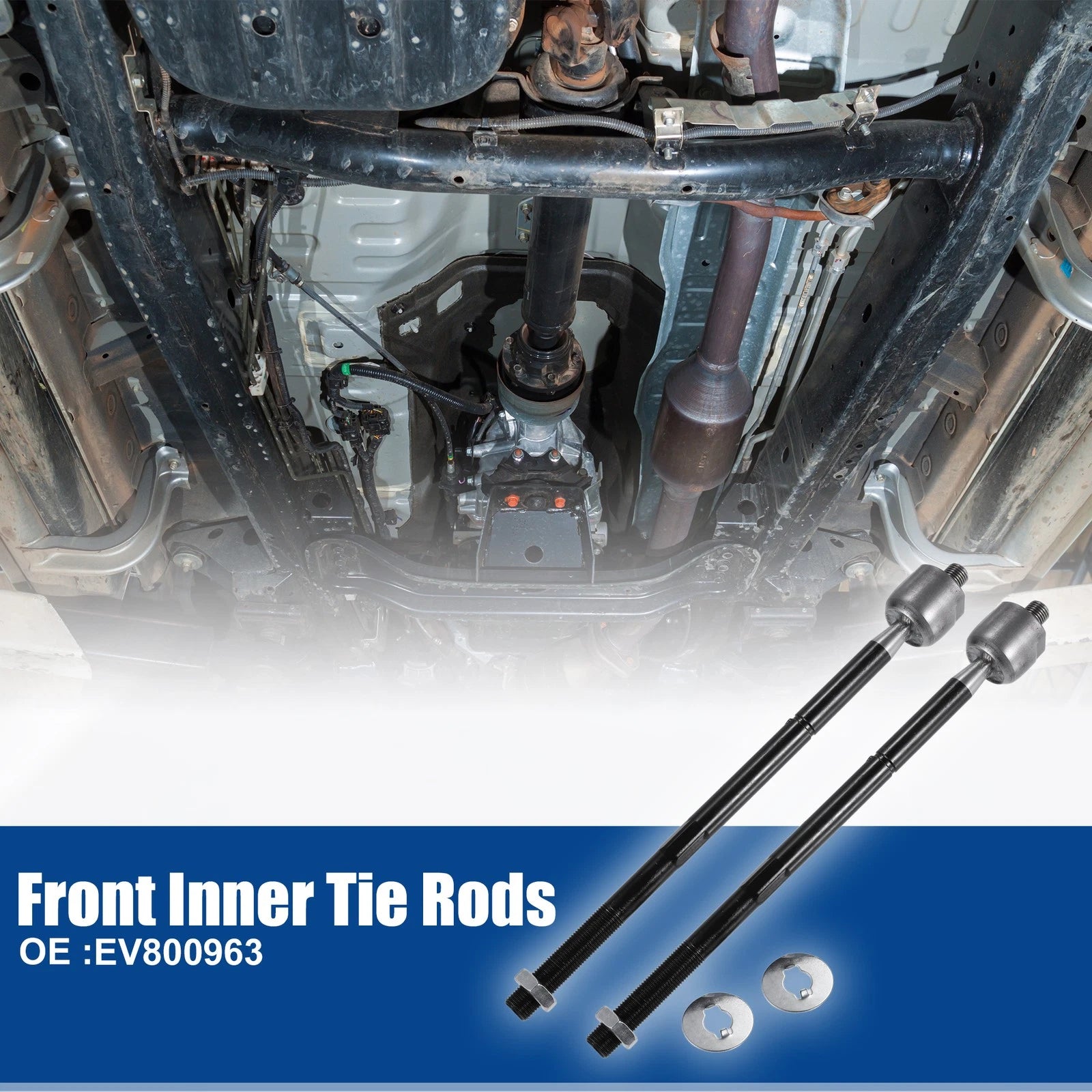 2X Front Inner Tie Rods for Chrysler 300, Dodge Challenger 