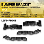 Set of 4 Rear Bumper Retainer Brackets for Lexus RX350 RX450h (2010–2015)