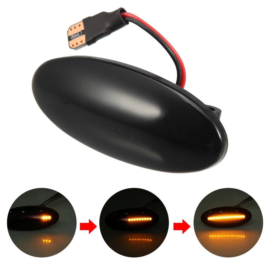 1 Pair Side Marker Lights Turn Signal Assembly 26160-8990A for Nissan 