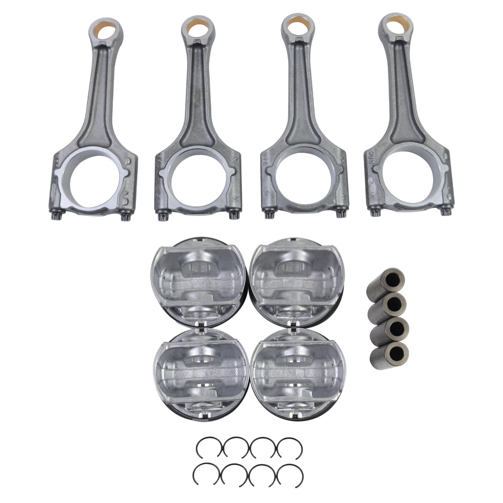 Piston and Connecting Rod Kit for Audi A4 Q5 VW Jetta GTI Passat (2006–2016)
