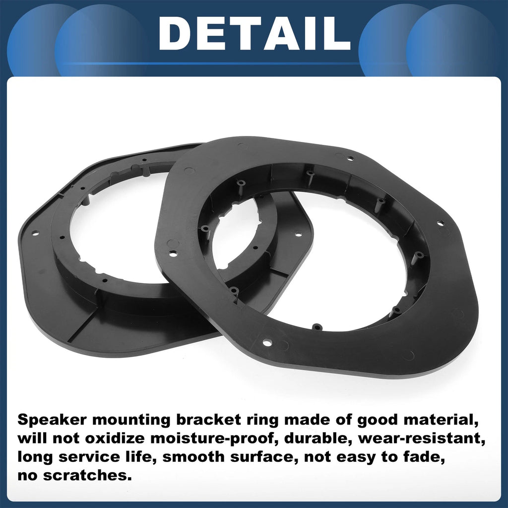 Set of 4 Speaker Spacer Rings for Toyota 6x9" to 6.5"