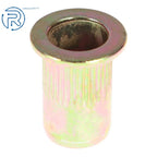 100 Pcs M6 Metric Flat Head Rivet Nut Inserts for Various Models