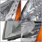 Chrome Headlight Assembly for Nissan Sentra (2010â2012)