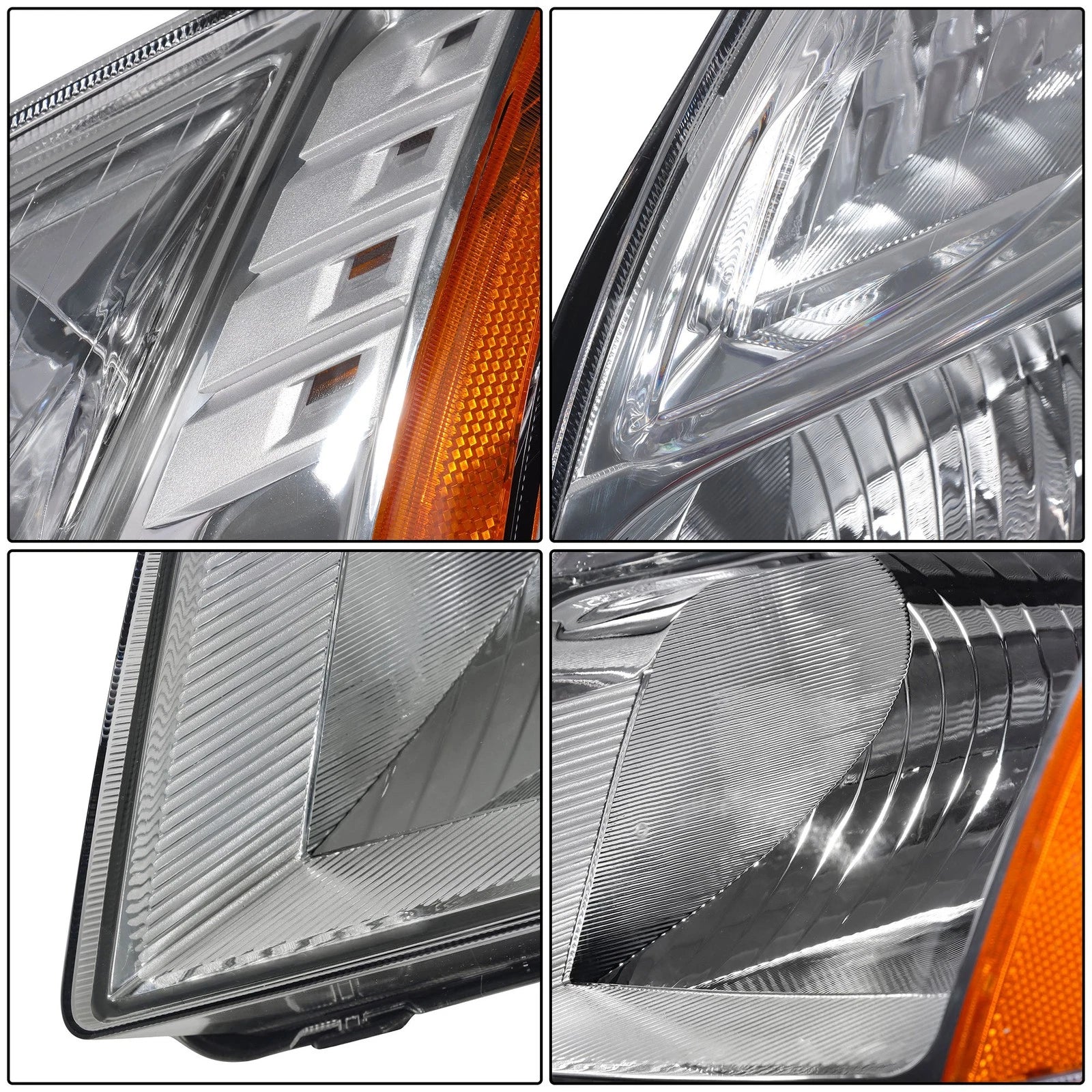 Chrome Headlight Assembly for Nissan Sentra (2010â2012)