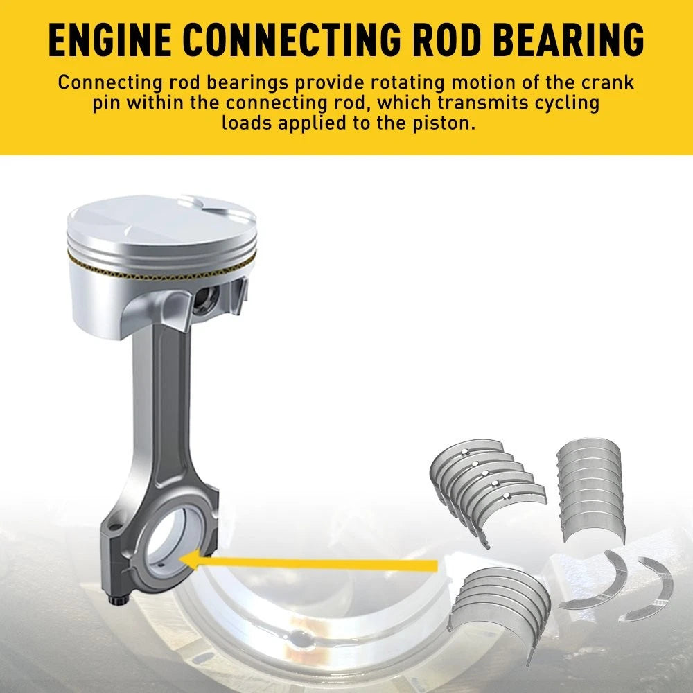 Connecting Rod Bearings & Main Set Bearings for Hyundai Kia 1.6L Turbo (2013–2020)