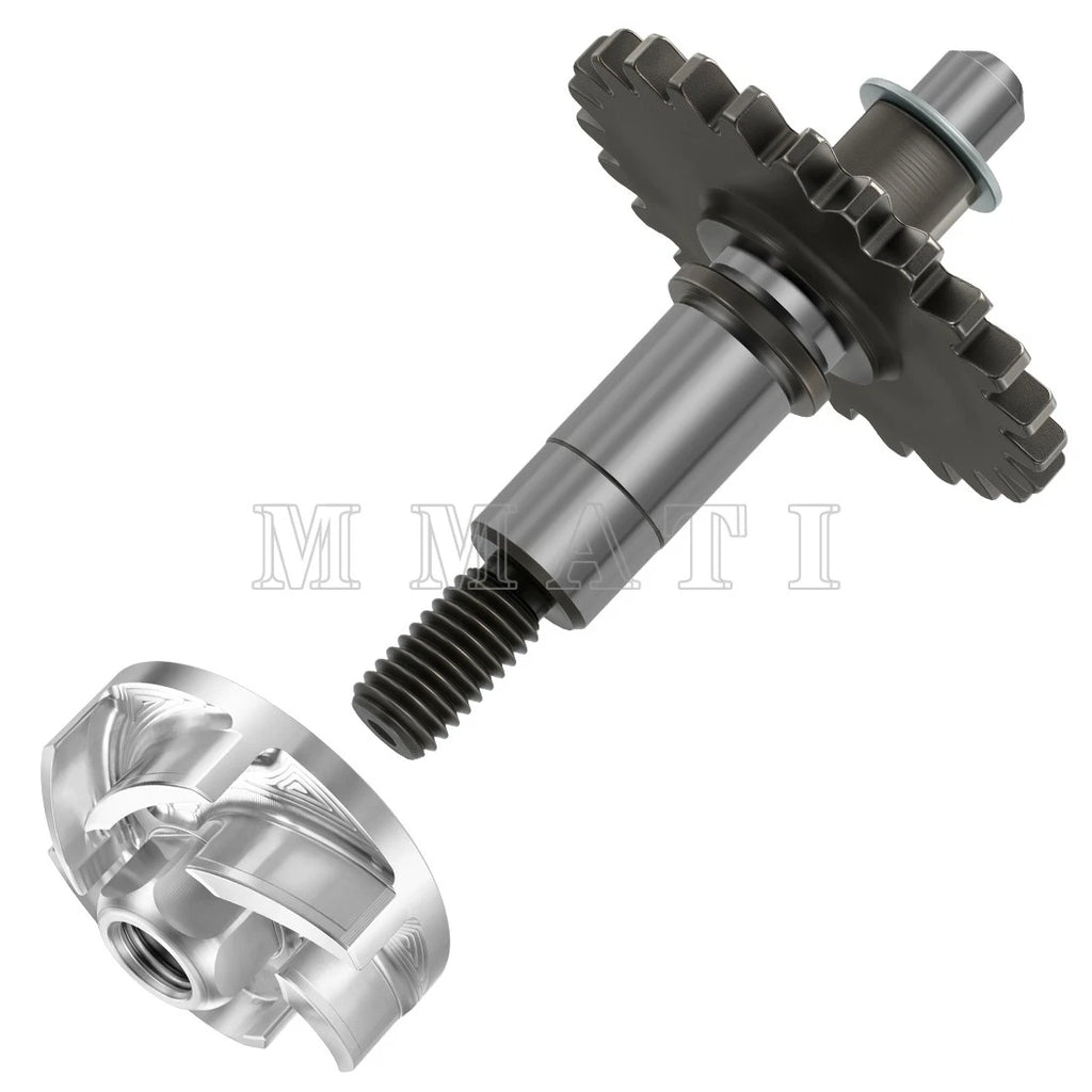 Water Pump Impeller & Shaft for Yamaha YZ65 YZ85 (2018–2023) 5PA-12451-00-00 5PA-12459-00-00