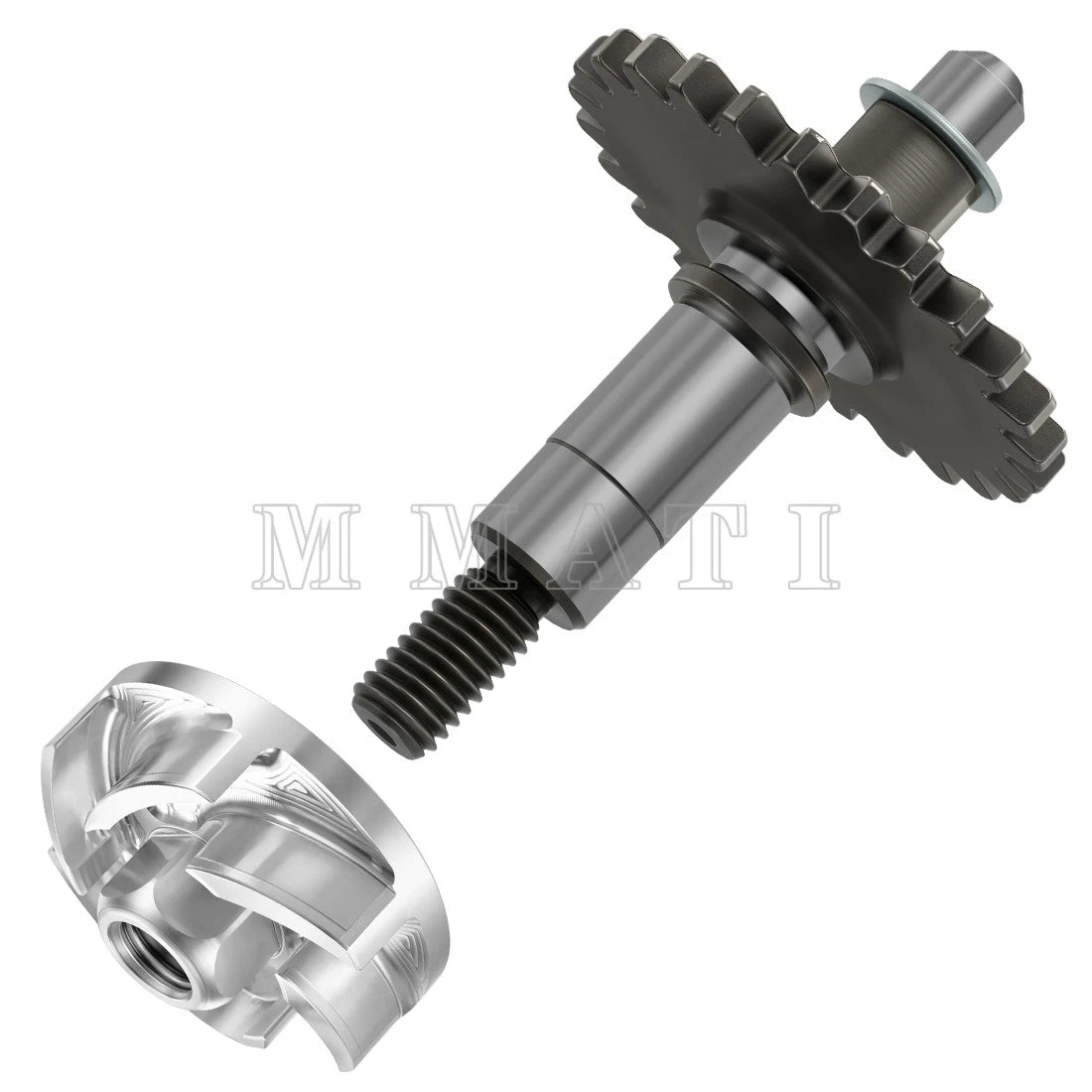 Water Pump Impeller & Shaft for Yamaha YZ65 YZ85 (2018–2023) 5PA-12451-00-00 5PA-12459-00-00