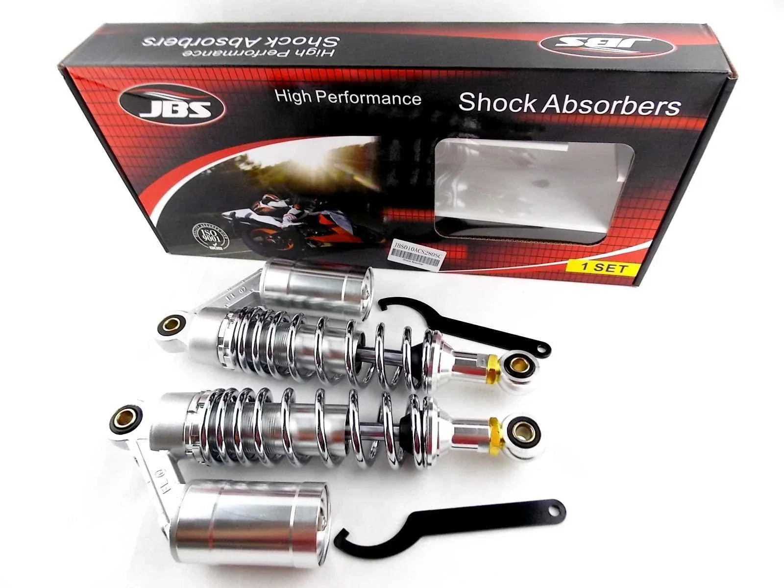 280mm JBS Air Nitrogen Cell Shock Absorbers for Yamaha DT80 (1981-1983)