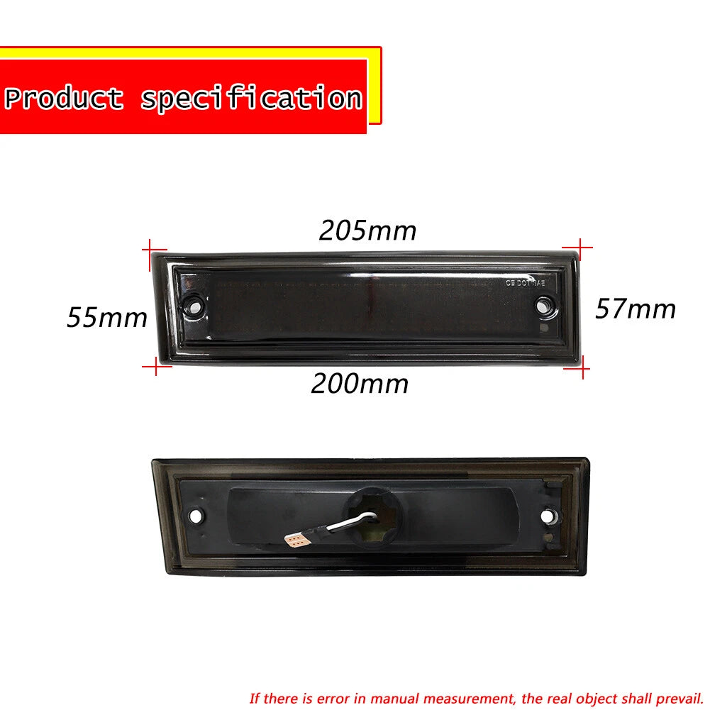 2X White LED Side Marker Lights for Chevrolet GMC Blazer Jimmy Suburban