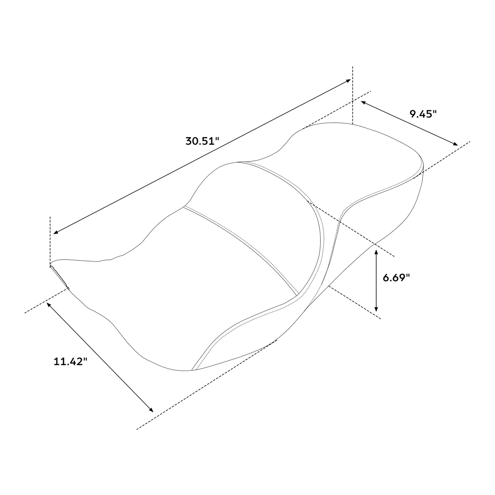 Driver & Passenger Seat for Harley Electra Glide & Street Glide (2009–2023)