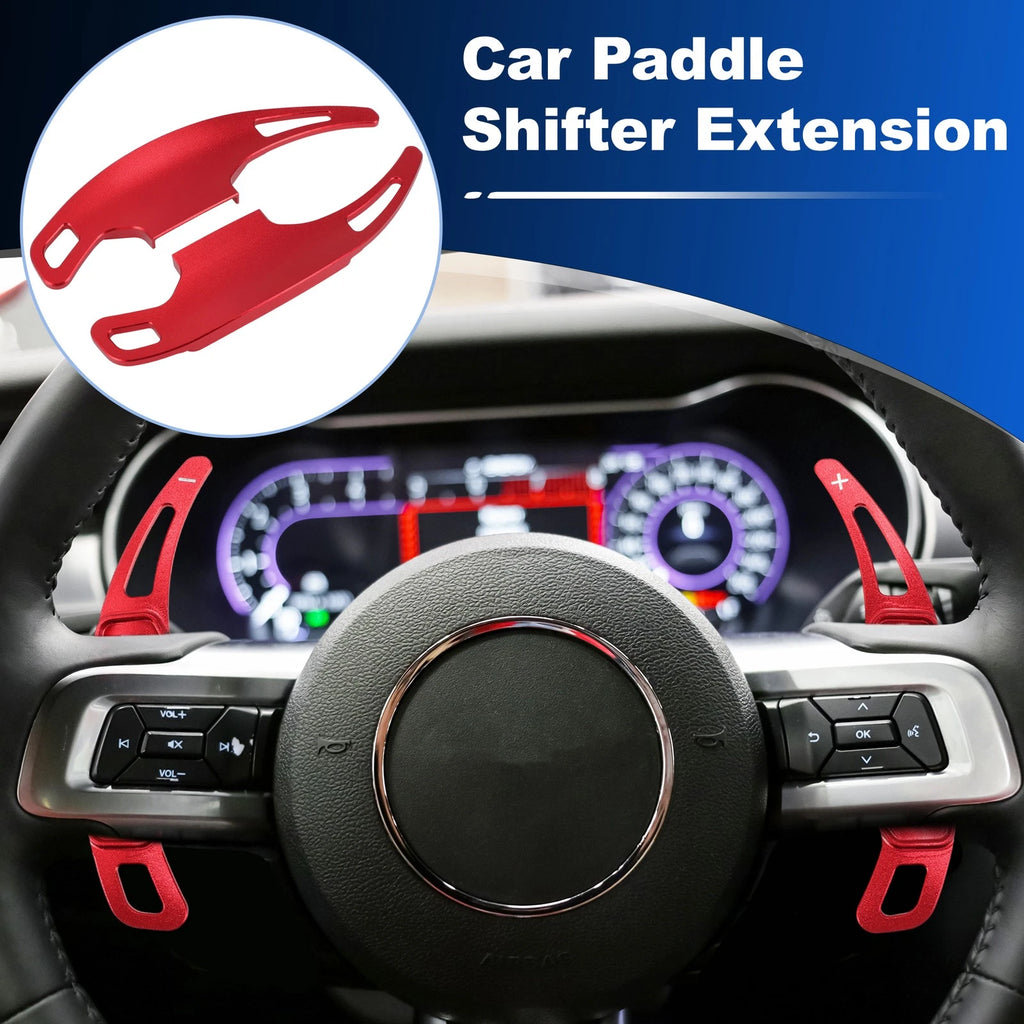 2X Steering Wheel Shift Paddle Extension for Ford Mustang (2024–2026)