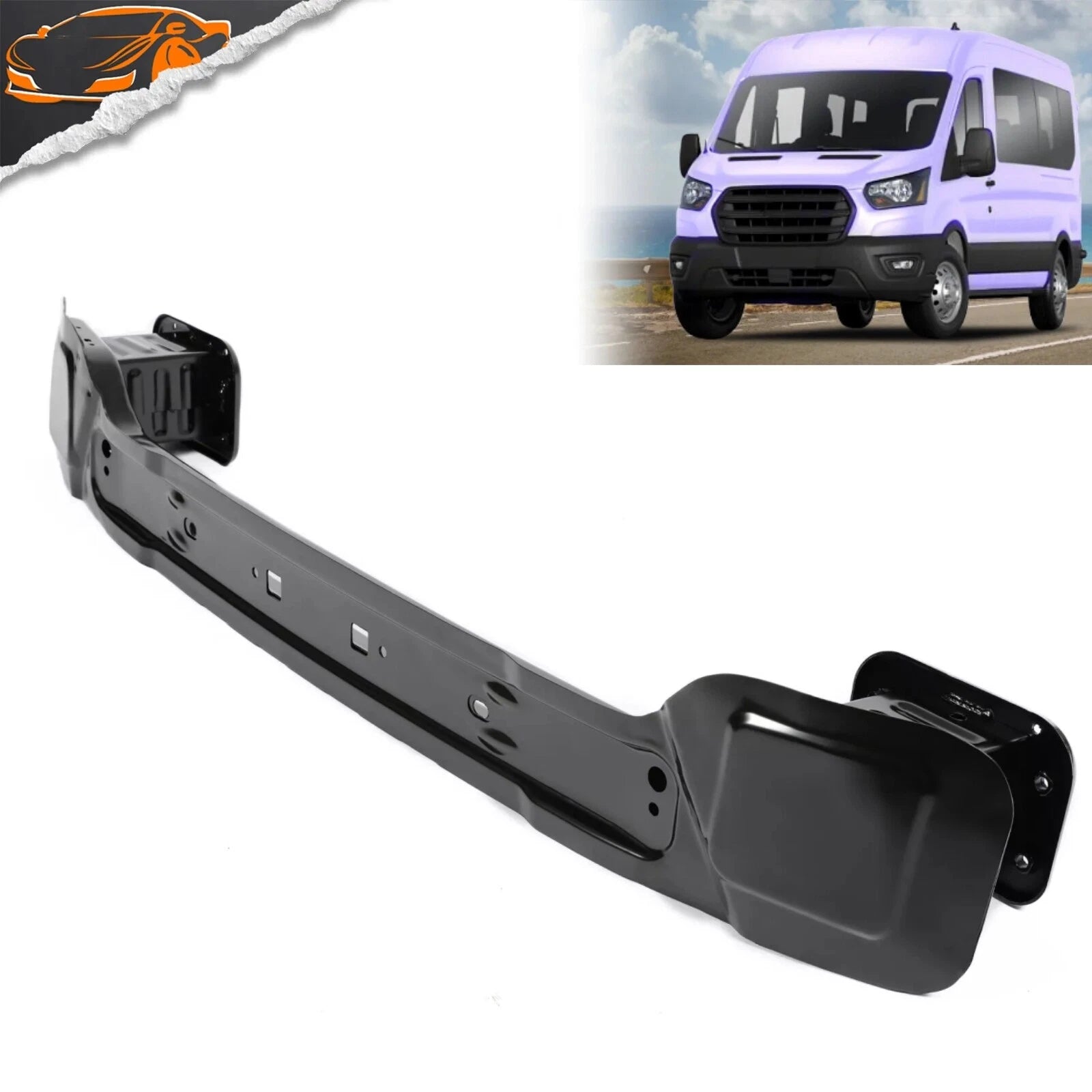 Front Bumper Reinforcement Face Bar for Ford Transit-150/250/350/350HD (2015–2025)