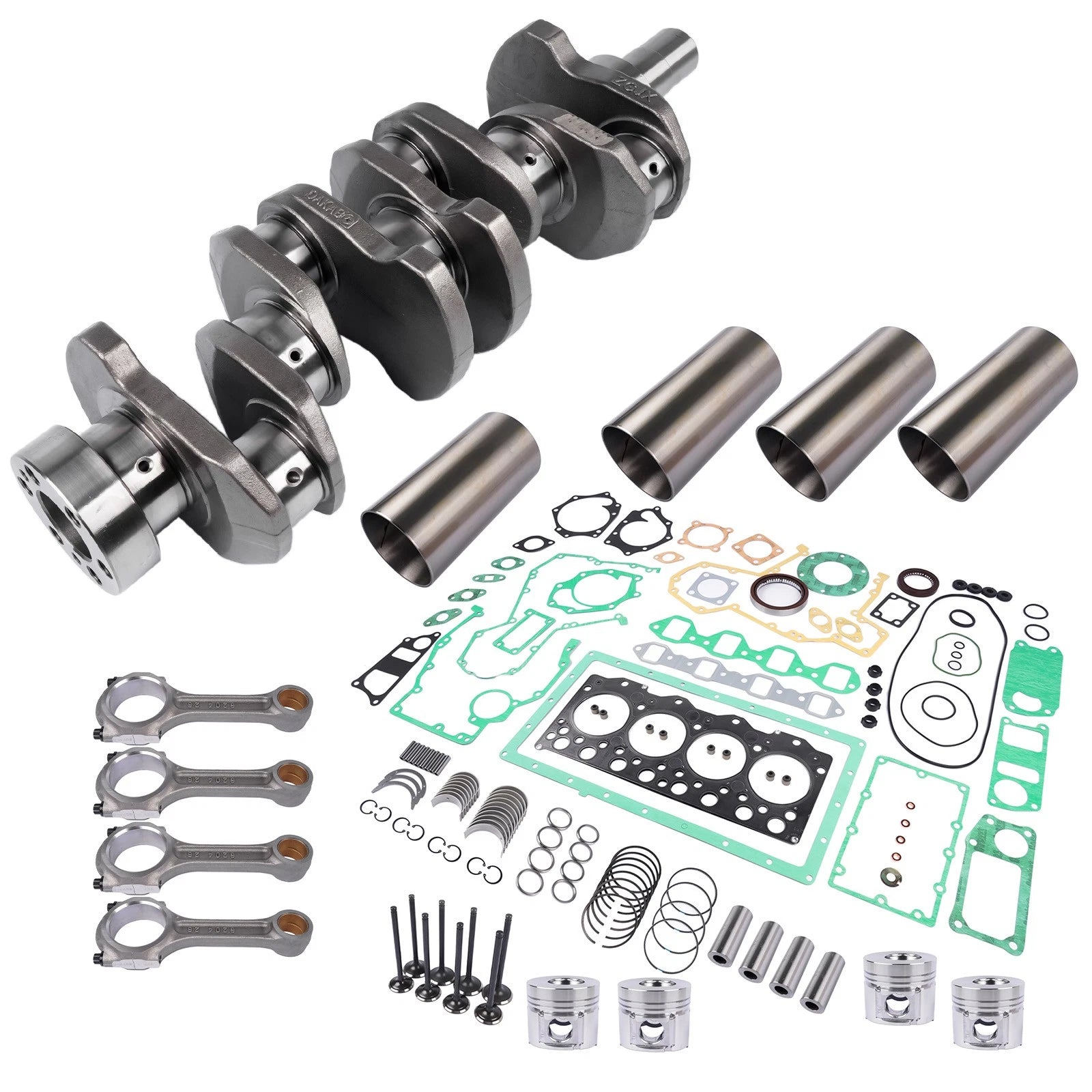Crankshaft Rod Overhaul Rebuild Kit for Cummins B3.3 (Excavator Loader)