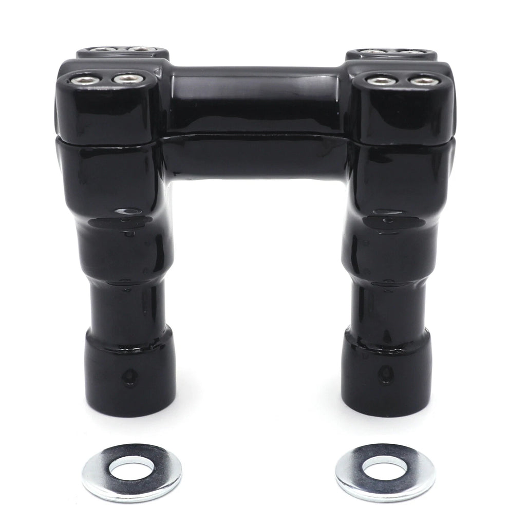 1pc Black 4" Riser Handlebar Top Clamp for Harley Softail Dyna